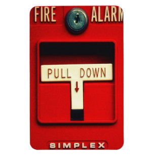 Feueralarm Magnet