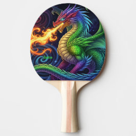 Feueratmender Drache Personalisiert Tischtennis Schläger