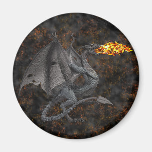 Feueratmendrache Magnet