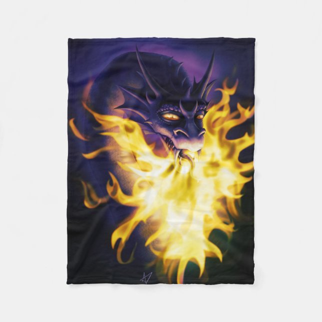 Feueratmer Fleecedecke (Vorderseite)