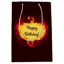 Feueratmung Dragon Medium Geschenktasche