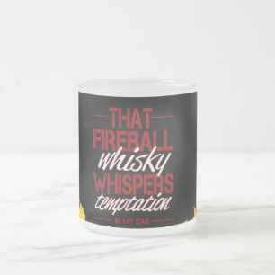Feuerball-Verführungstasse Mattglastasse