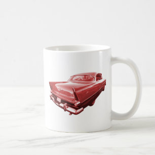 Feuerball-Wut 1956 Plymouth-Schwanzflossen Kaffeetasse
