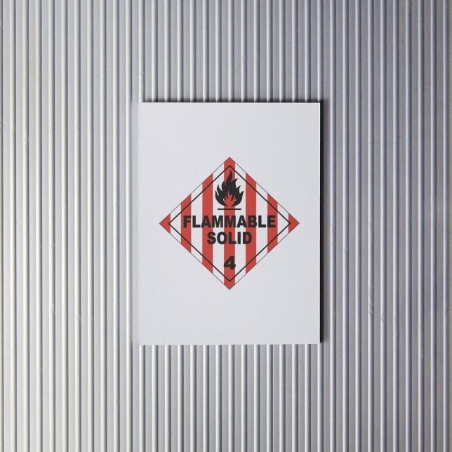 Feuerbare Feststoffe 4-Etikett Aufkleber (Von Creator hochgeladen)