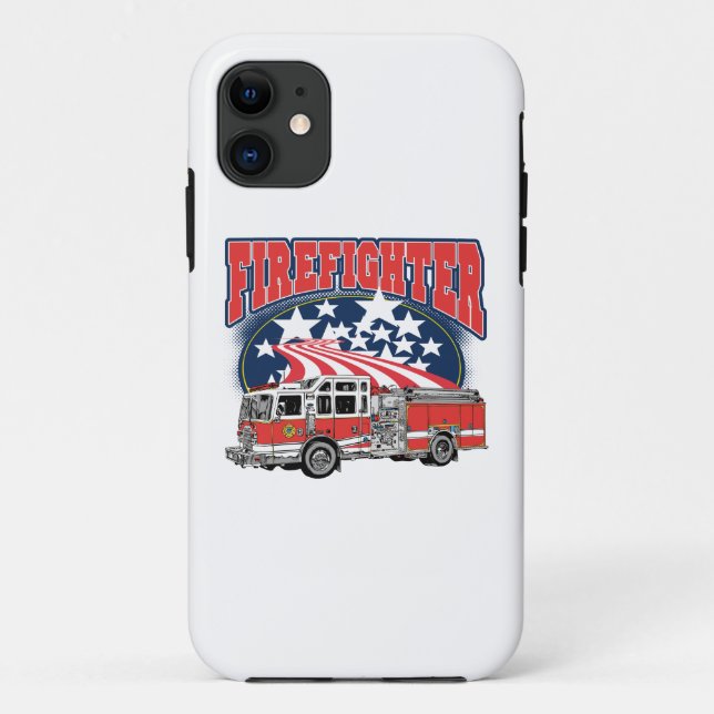 Feuerbekämpfender LKW Case-Mate iPhone Hülle (Rückseite)