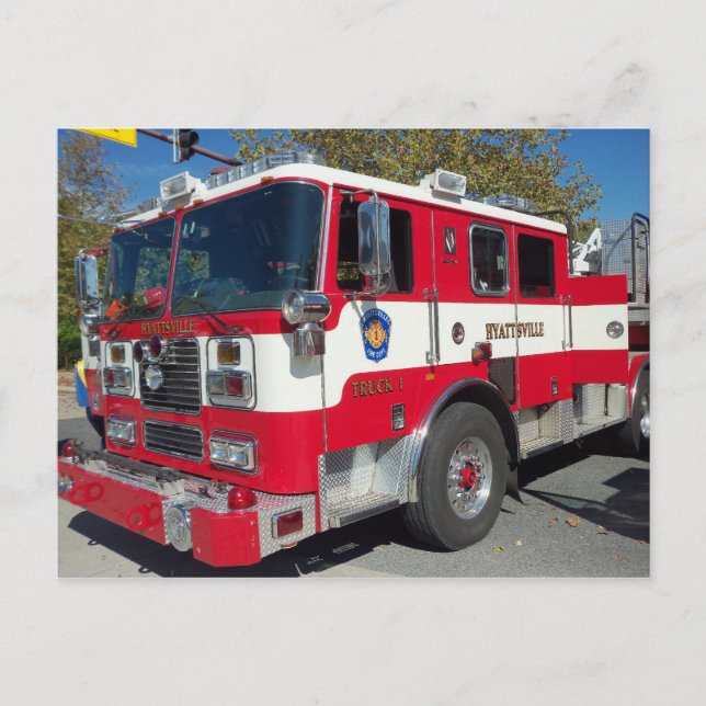 Feuerbetätigung auf Anzeige Postkarte (Vorderseite)