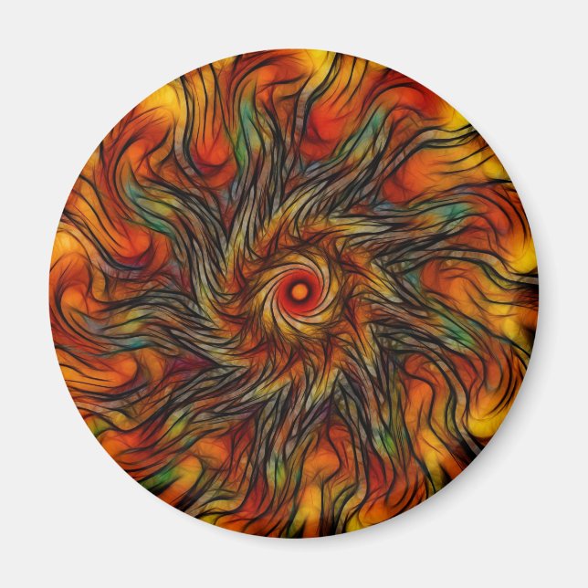 Feuerblase (Magnet) Magnet (Vorne)