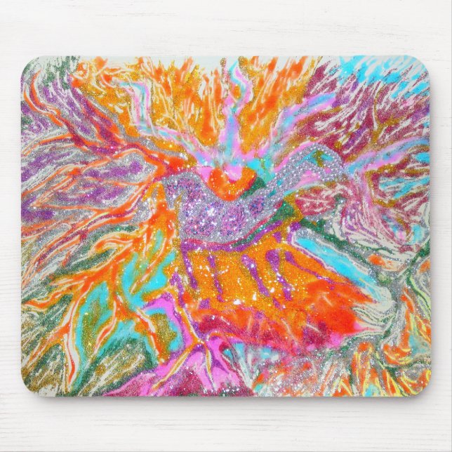 Feuerblitterwoche Mousepad (Vorne)