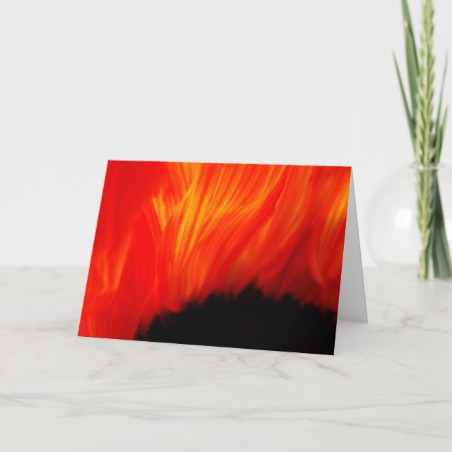 Feuerblume Karte (Vorderseite)