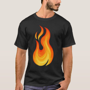 Feuerbrand-Flamme-Grafik-Brandbrand T-Shirt