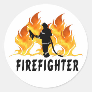 Feuerbrand Runder Aufkleber