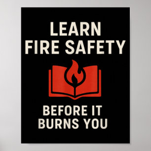 Feuerbrandschutz im neuen Jahr lernen Unterstützen Poster