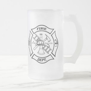 Feuerdep-Tasse Mattglas Bierglas