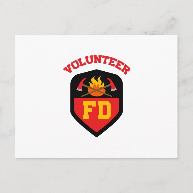 FEUERDEPT-FREIWILLIGER POSTKARTE (Vorderseite)