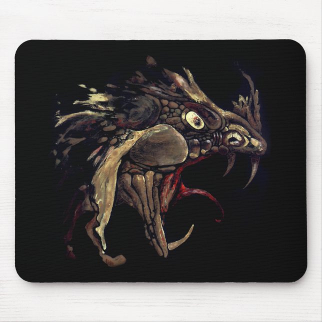 Feuerdrache Enamel Art Mousepad (Vorne)