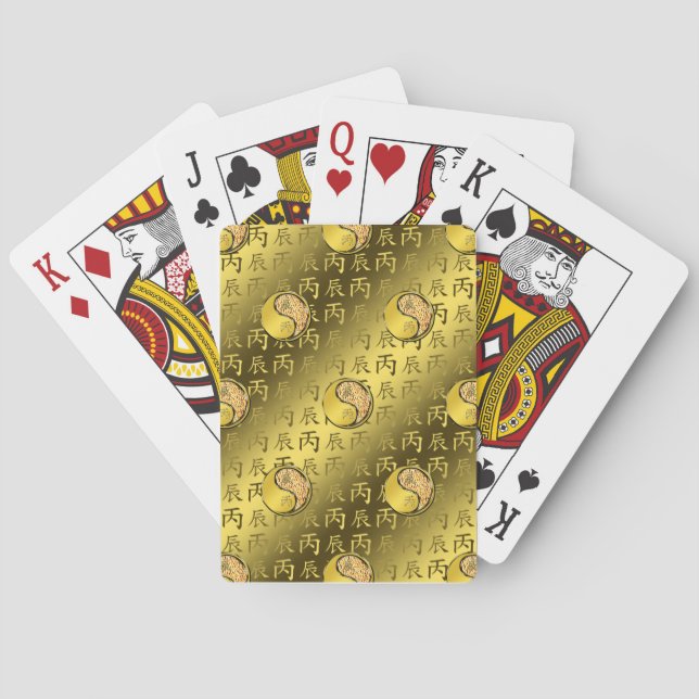 Feuerdrache Spielkarten (Rückseite)