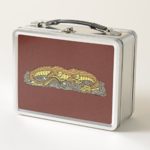 Feuerdraht an der Erholung Metall Lunch Box