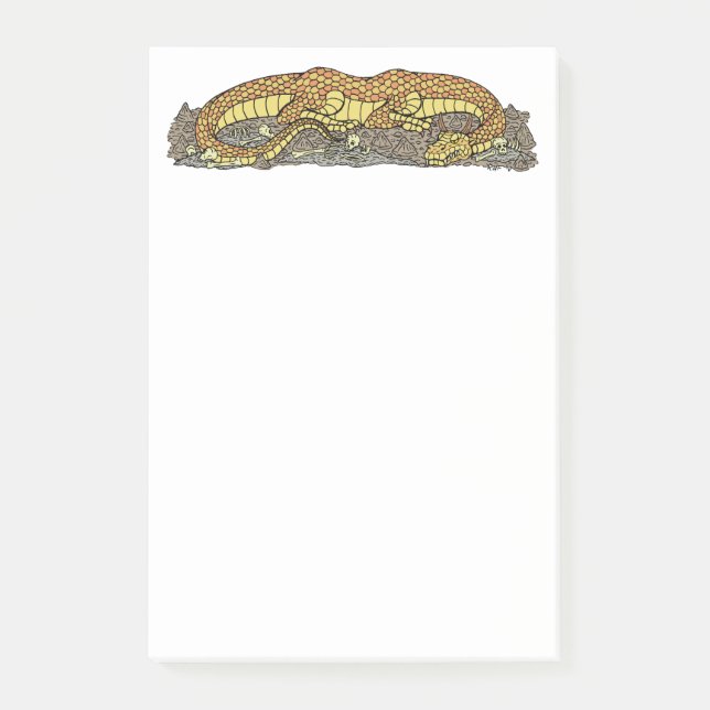 Feuerdraht an der Erholung Post-it Klebezettel (Vorderseite)