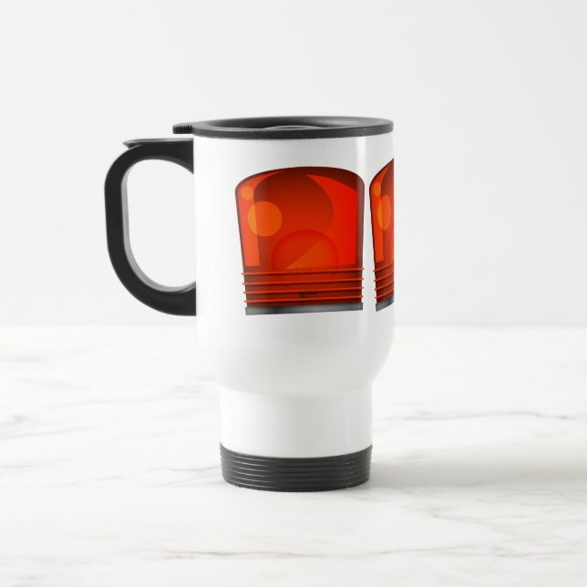 Feuerdrucklampe Reisebecher (Links)