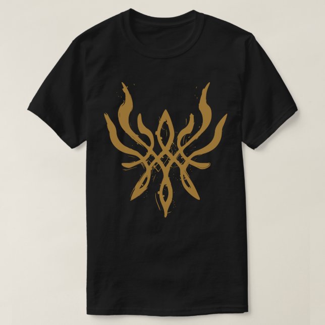 FeuerEmblem Drei Häuser Byleth Wappen Flamme Bl T-Shirt (Design vorne)
