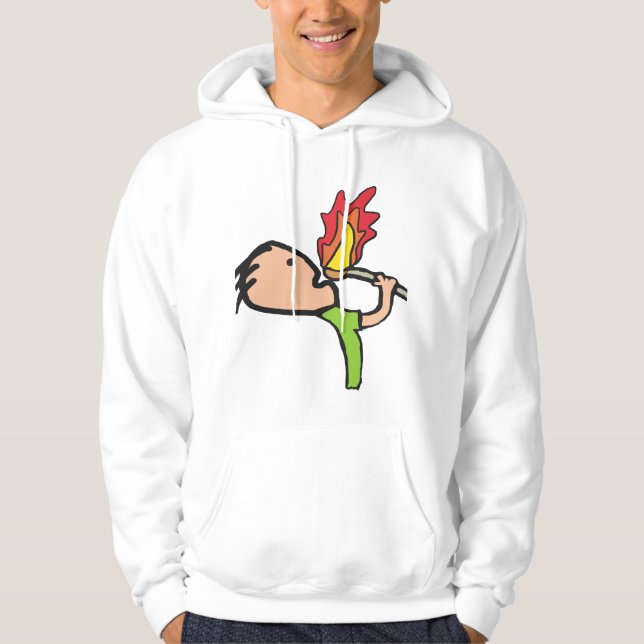 Feueressen Hoodie (Vorderseite)