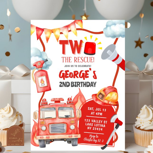 Feuerfahrzeug Zwei der Rettungskapsel zum zweiten  Einladung (Von Creator hochgeladen)