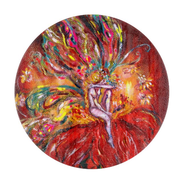 FEUERFAIRE IN ROT SCHNEIDEBRETT (Vorderseite)