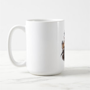 Feuerfaust-Held Kaffeetasse