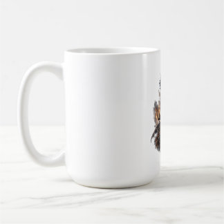 Feuerfaust-Held Kaffeetasse