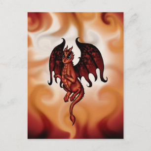 Feuerfeuerdrache Postkarte