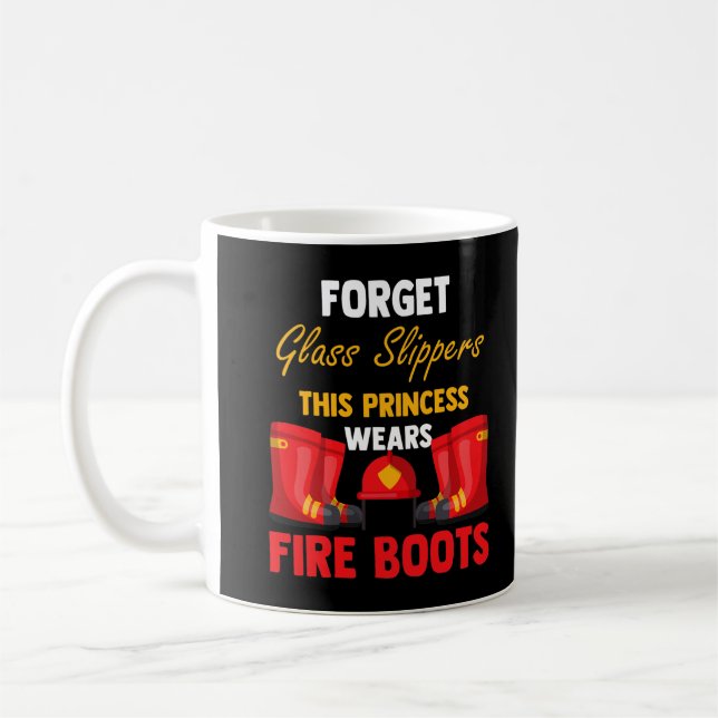 Feuerfrauen Helden Feuerwehrfrau Frauen Feuerwehrf Kaffeetasse (Links)