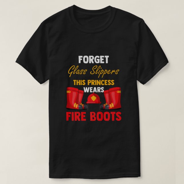 Feuerfrauen Helden Feuerwehrfrau Frauen Feuerwehrf T-Shirt (Design vorne)