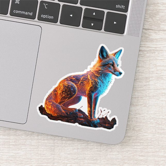 Feuerfrost-Fox Aufkleber (Detail)