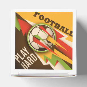 Feuerfußball-Fußballball Sportball Geschenkschachtel