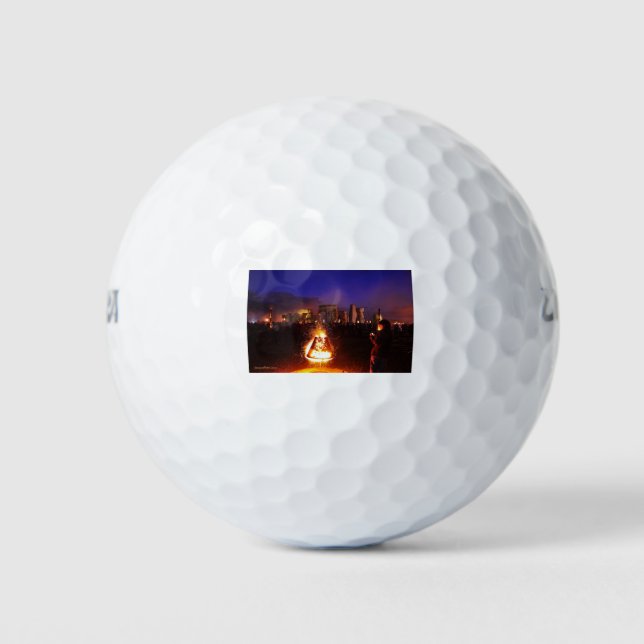 Feuergarten Golfball (Vorderseite)