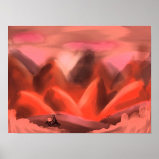 Feuergebirge Poster (Vorne)