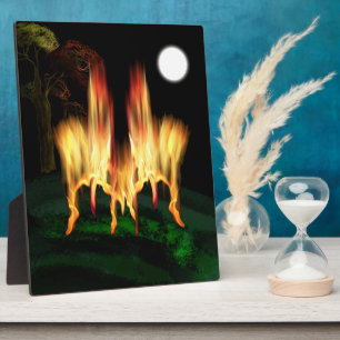 Feuergefahr Fotoplatte