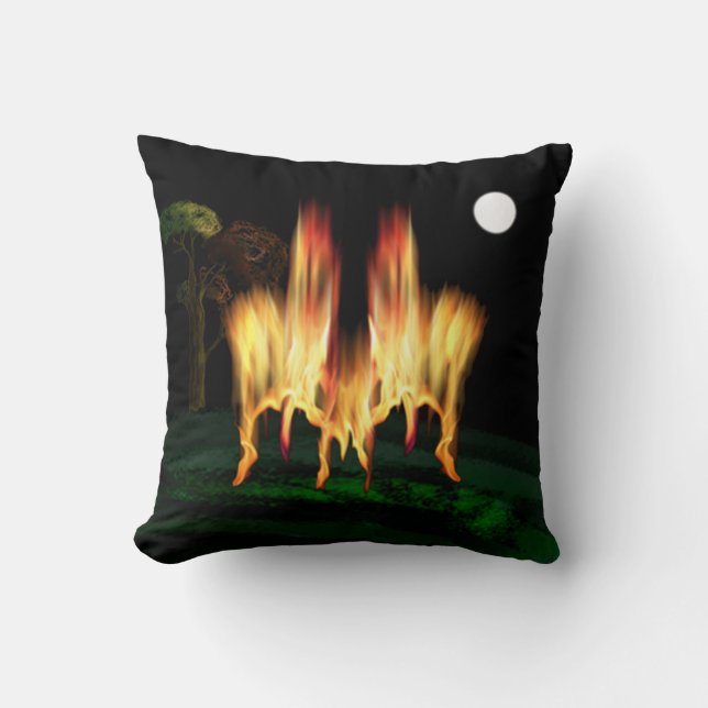 Feuergefahr Kissen (Vorderseite)