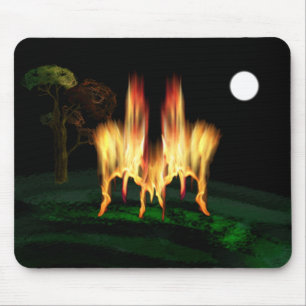 Feuergefahr Mousepad