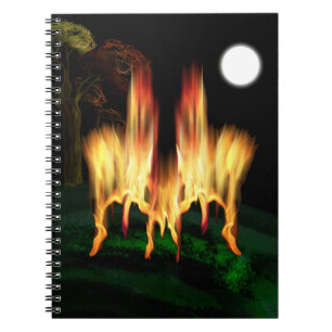 Feuergefahr Notizblock