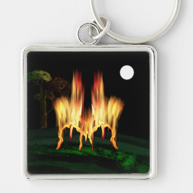Feuergefahr Schlüsselanhänger (Vorne)