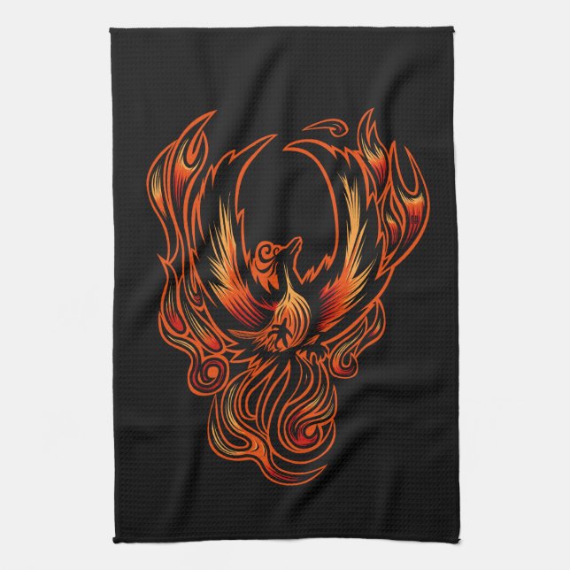Feuergefecht Geschirrtuch (Vertikal)