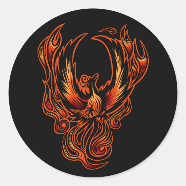 Feuergefecht Runder Aufkleber (Vorderseite)