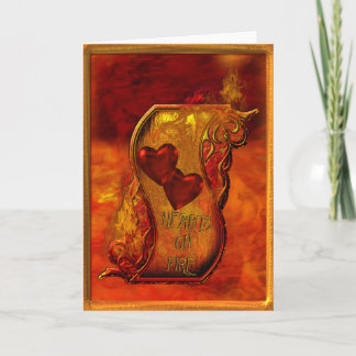 Feuergefechte Feiertagskarte