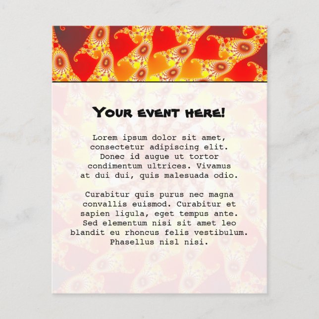 Feuergeflecht Flyer (Vorne)