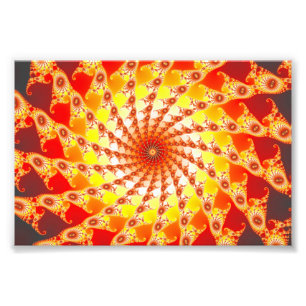 Feuergeflecht Fotodruck