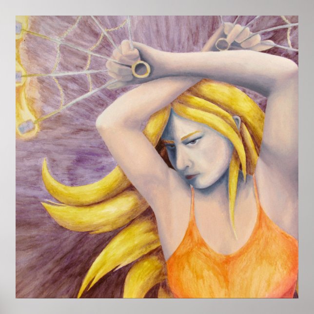 Feuergoddess Tanzposter Poster (Vorne)