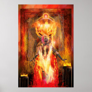 Feuergöttin PELE Poster