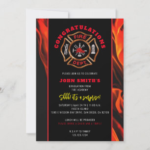 Feuergratulationen Einladung