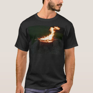 Feuergruben-Feuerbild T-Shirt